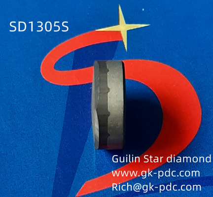 Sisipan PDC berbentuk buah persik SD1305 Untuk Mata Bor Jangkar 30mm 32mm