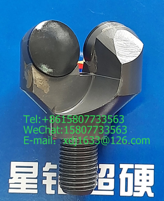 28mm PDC Anchor Drill Bits ISO9001 dengan 2 Sayap Untuk Penambangan Batubara