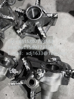 Tahan lama tipe seret Steel Body PDC Bits 331mm untuk pengeboran sumur air