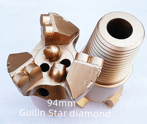 Diameter 96mm Mata Bor Cekung 3 Peras ISO 9001 Untuk Tambang Batubara Dan Lubang Bor