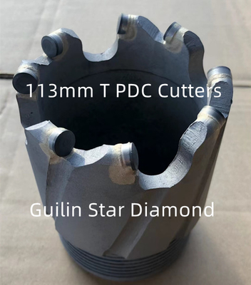ISO9001 PDC Core Drill Bits Diameter 113mm untuk eksplorasi teknik beton
