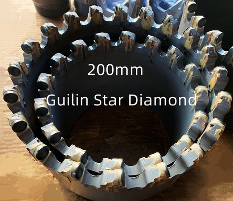 Mata Bor Eksplorasi Berlian Bintang PDC Coring Diameter 200mm