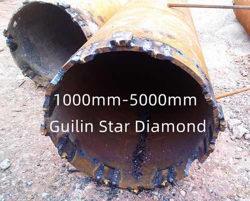 1000mm 5000mm PDC Coring Bit ISO9001 untuk eksplorasi geologi