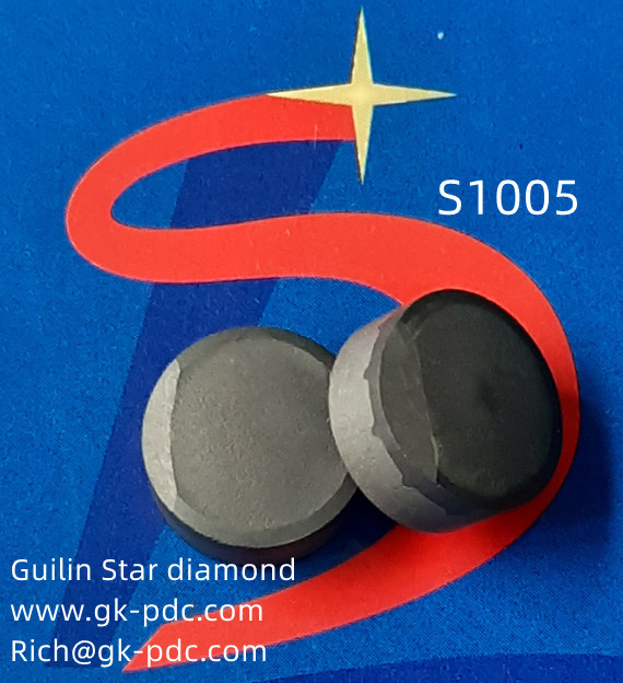 S1005 PDC Pemotong Berlian Polikristalin untuk mata bor jangkar 25mm 26mm OEM ODM