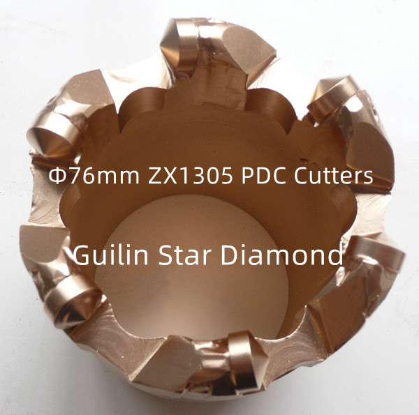 76mm PDC Core Drill Bits Sertifikat ISO9001 Untuk Eksplorasi Geologi