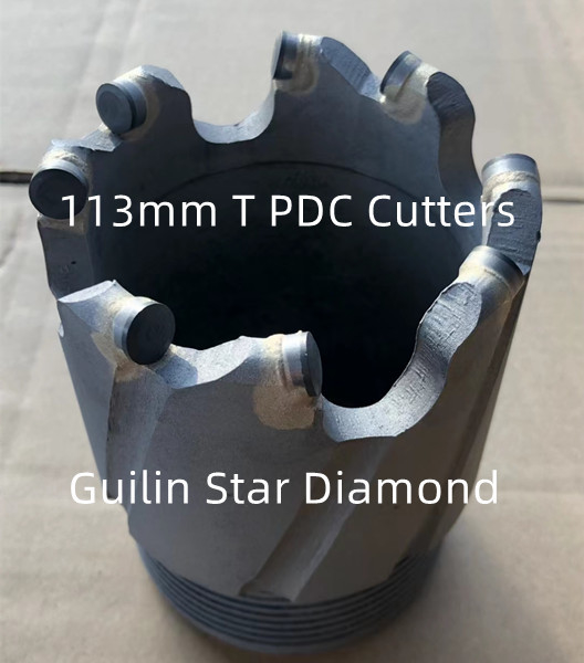 ISO9001 PDC Core Drill Bits Diameter 113mm untuk eksplorasi teknik beton