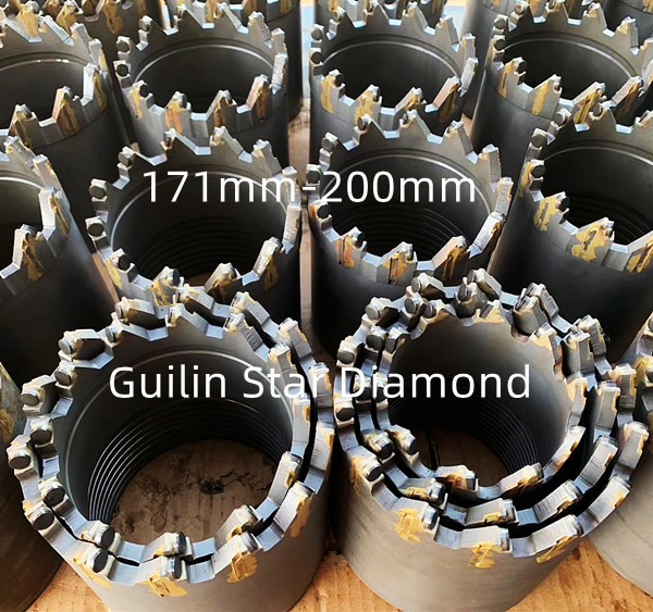 OEM ODM PDC Core Bits 171mm Untuk Pengeboran Sumur Air Permukaan